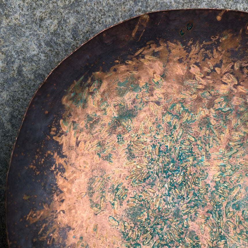 Melissa Montague: Shallow Copper Bowl