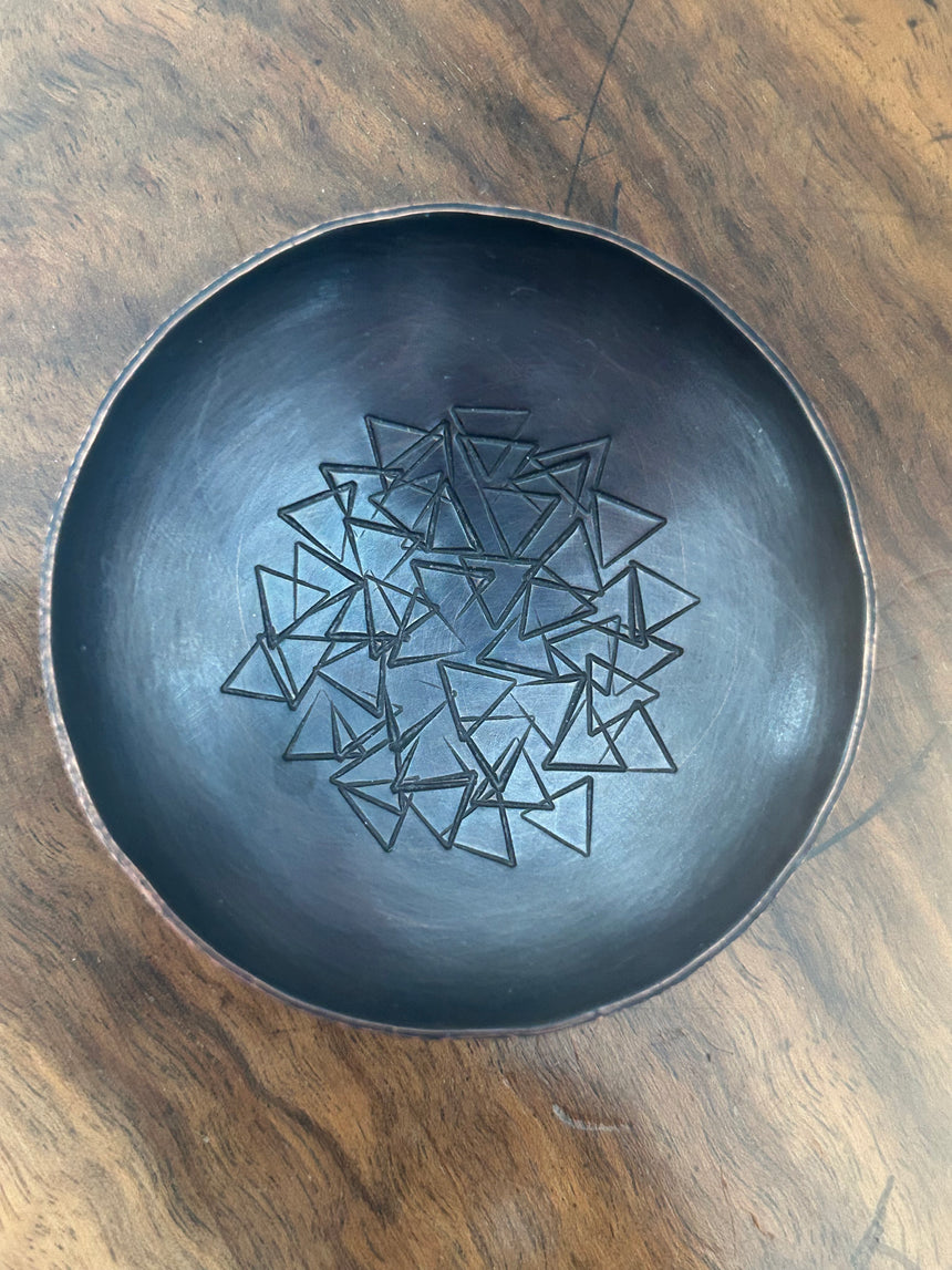 Melissa Montague: Tiny oxidised copper bowl